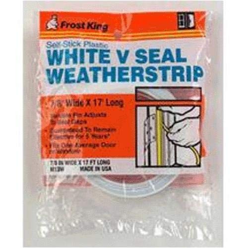 M13WH V-Seal Weather-Strip 7/8-Inch by 17-Feet White, 7/8″ x 17′