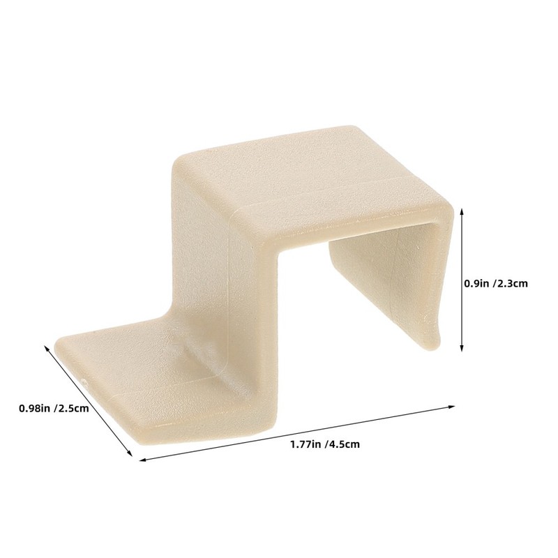 12pcs Crib Frame Bracket - High Strength Plastic Hook for Baby Bed Board gallery