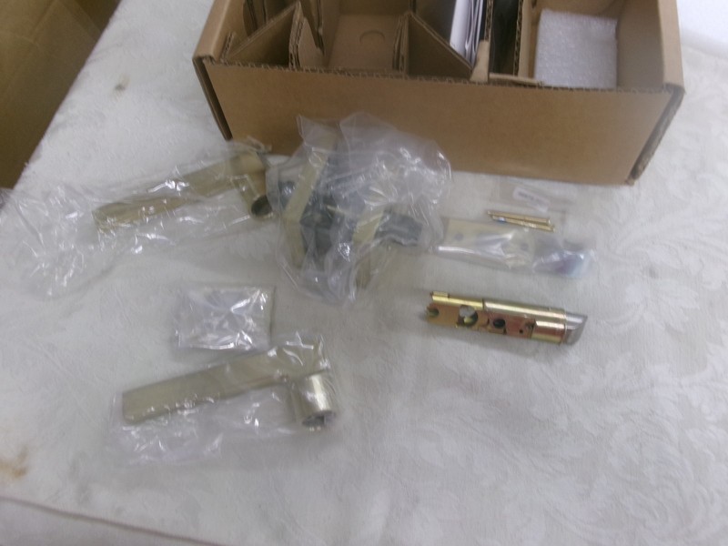 Baldwin Reserve square level handle passage lock set New in Box
