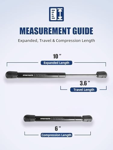 Gas Shocks Strut 200N/45Lb Universal Lift Supports - 10 Inch 45Lb/200N gallery