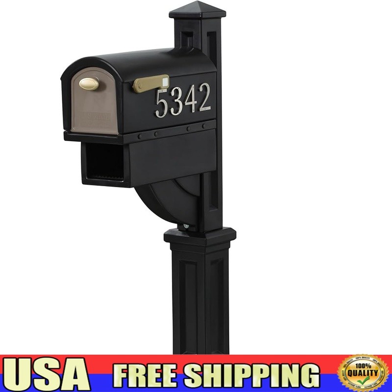 Magnetic Door Plastic Mailbox Letters & Small Parcels Outdoor Mounting New