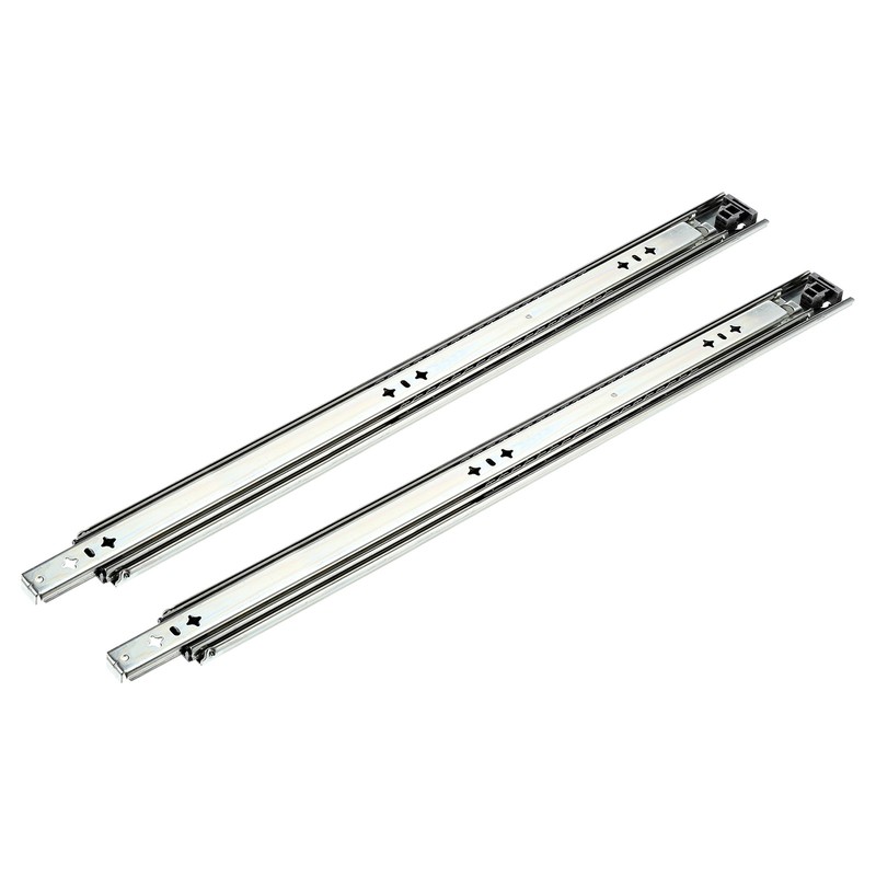 1 Pair Heavy Duty Drawer Slides, 26 Inch Ball Bearing Drawer Slides 225lb