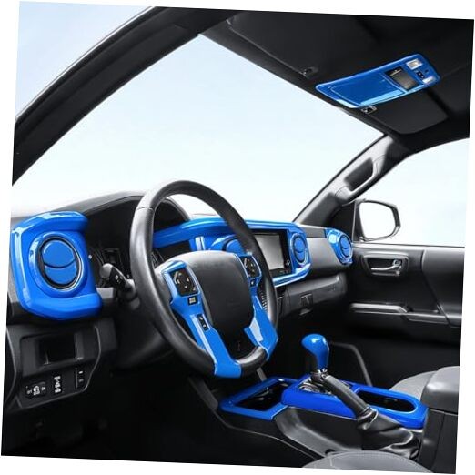 Full Set Interior Molding Covers Accent Trims Custom Fit for Tacoma Gen Blue