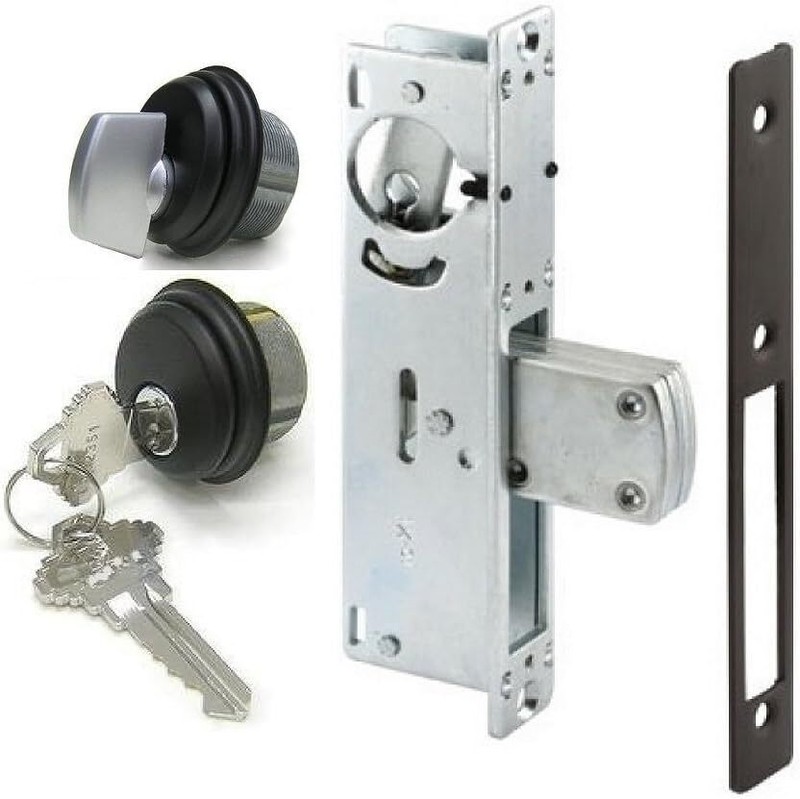 Adams Rite Style Storefront Door Mortise Lock Deadbolt & Cylinder Combo