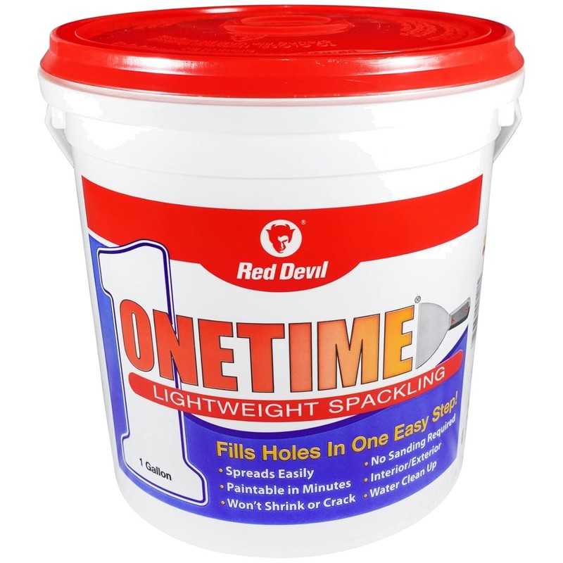 ONETIME Lightweight Spackle Wall Repair, 1 Gallon, White