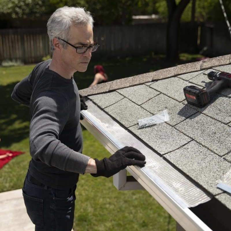 48 FT Contractor Grade Micro-Mesh Gutter Guard - Rust Resistant Design gallery