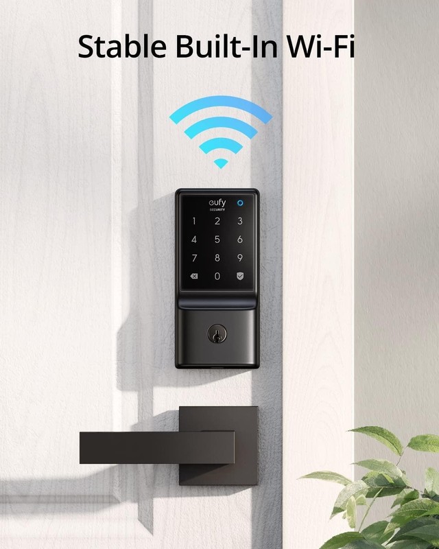 eufy C210 Smart Lock Built-In Wi-Fi Touchscreen Keypad Deadbolt Excellent gallery