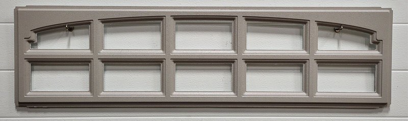 CHARLESTON 608 SANDTONE Replacement Window Inserts/LONG Panel HOLMES Garage Door