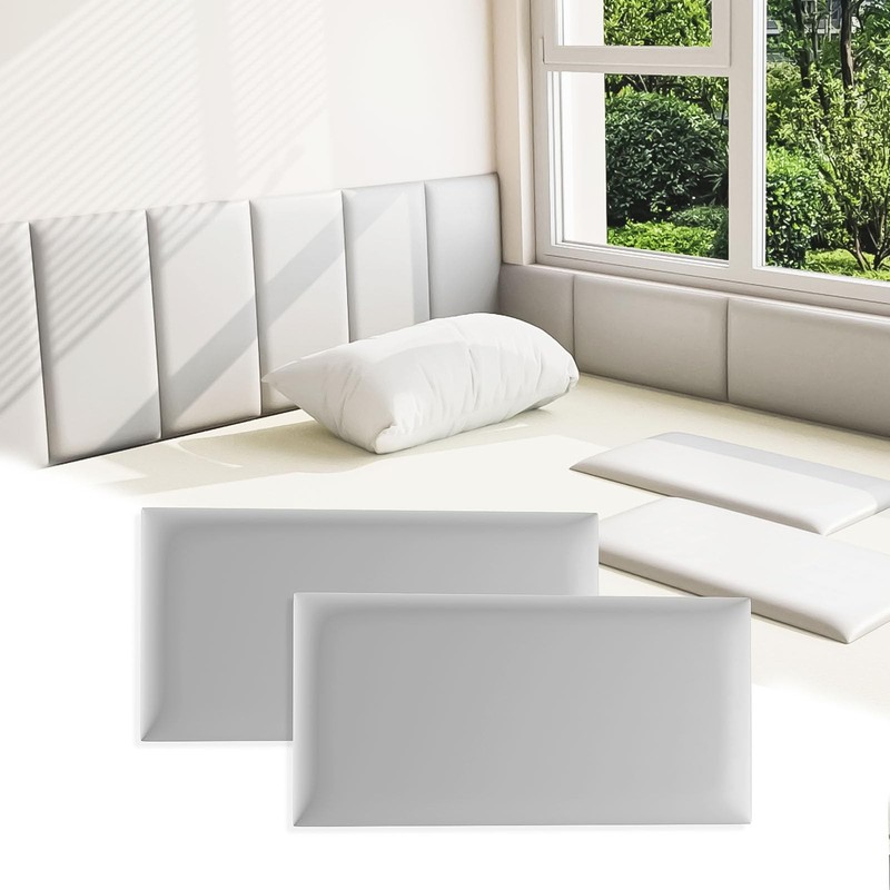 Umedol Anti Collision Wall Padding for Kids, 4 Packs 7.8 x 15.7 in Peel and S…