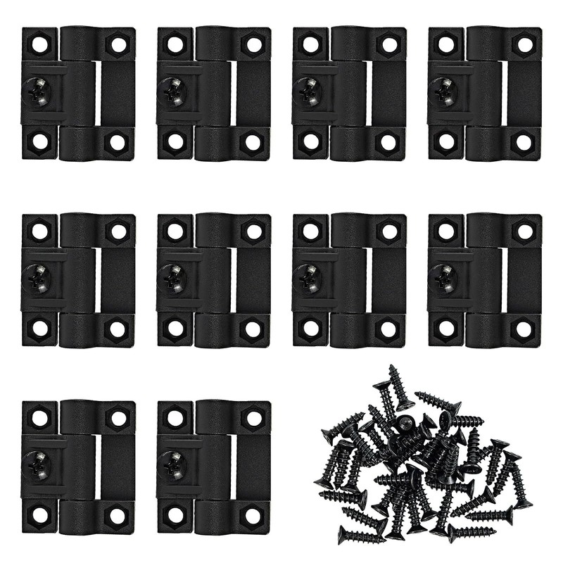 GTILE 10 Pack Adjustable Torque Hinge, 43mmx36mm 4 Countersunk Holes with Mou…