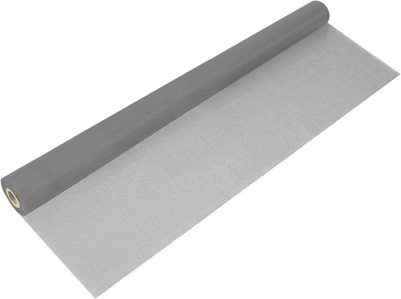 Durable Gray 48"x100' Window Screen Roll - Bug Protection for Doors & Windows gallery