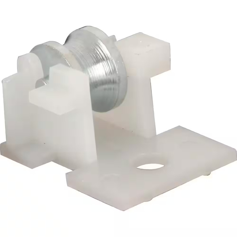 Sliding Window Roller Assembly 7/16 Inch Steel Wheel Plastic Housing 2 Brackets