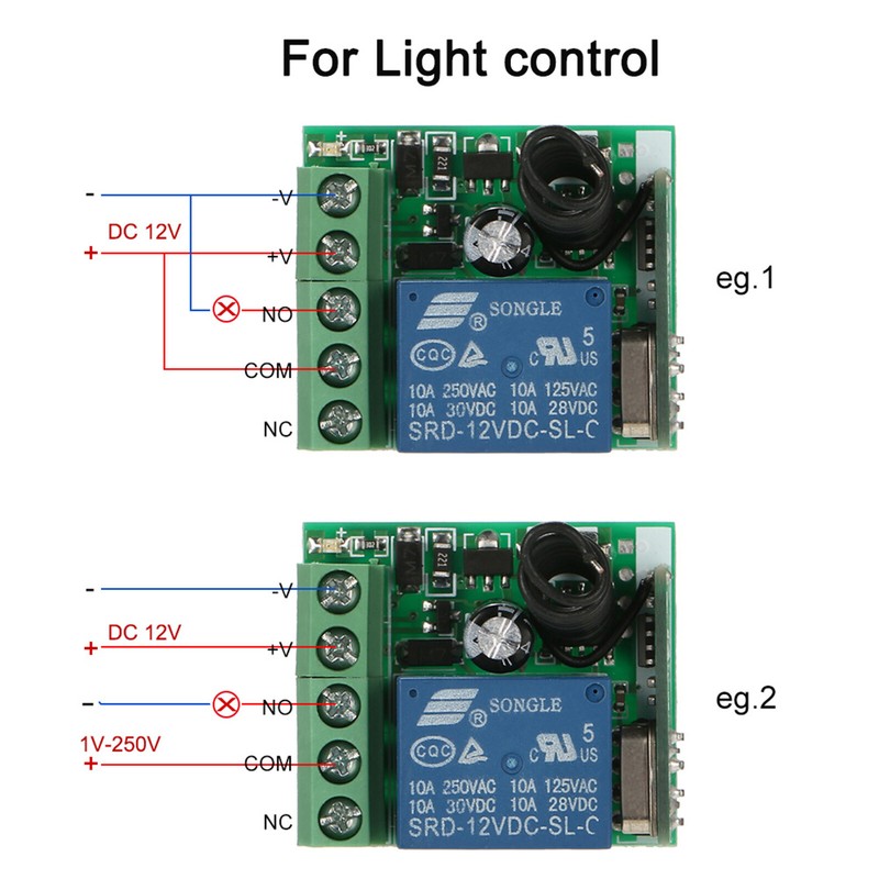 10A Relay 1CH RF Remote Switch +Receiver ON/Off D7W1 gallery