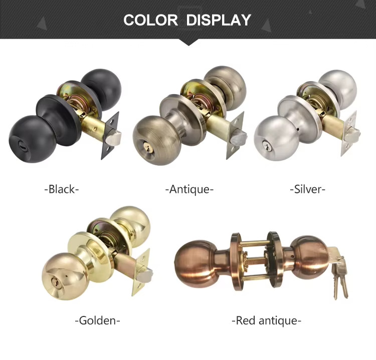Door knob, Entry Doorknobs Lock with Keys, for Front Door, Exterior and Interior gallery