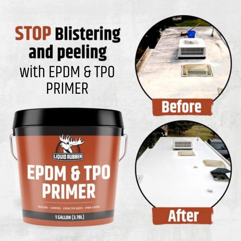 Primer High-Performance Basecoat for RV Camper and Trailer Roof Protection 1 Gal gallery