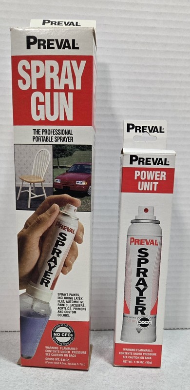 Preval Complete Spray System Paint Sprayer With Extra Power Unit #267 & #268