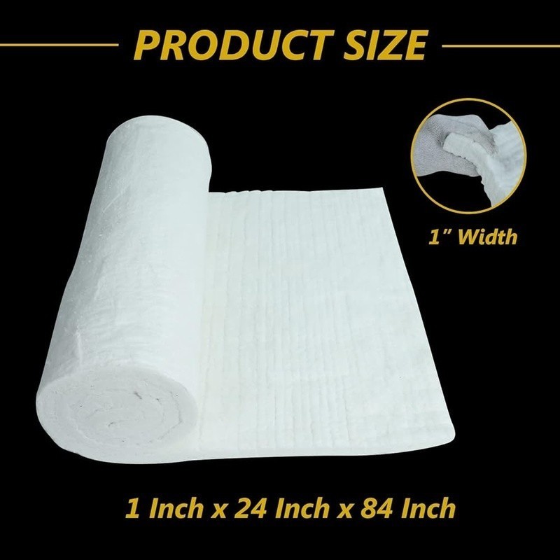 High Temperature Resistant Ceramic Fiber Blanket Insulation & Fireproofing 2400F gallery