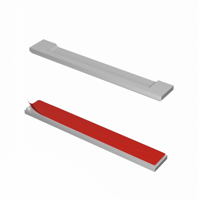 2 Finger Pull Flush Self-Stick on Handle Bypass Sliding pocket Doors Adhesive