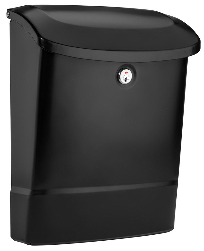 Parkside™ Locking, Vertical Wall-Mounted Mailbox for Outside, Metal Galvanize…