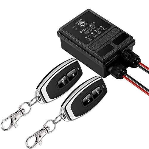 Waterproof Remote Control Relay Switch, 328ft Long Range Wireless Remote gallery