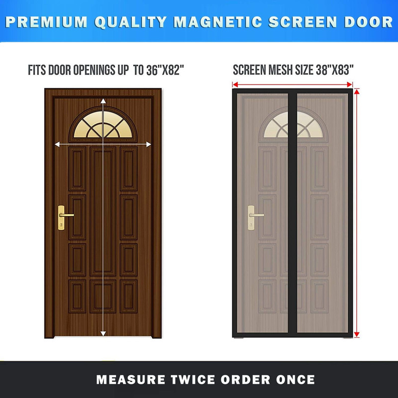 Magnetic Screen Door Easy Install Screen Door Magnetic Door Screen Pet Friendly gallery