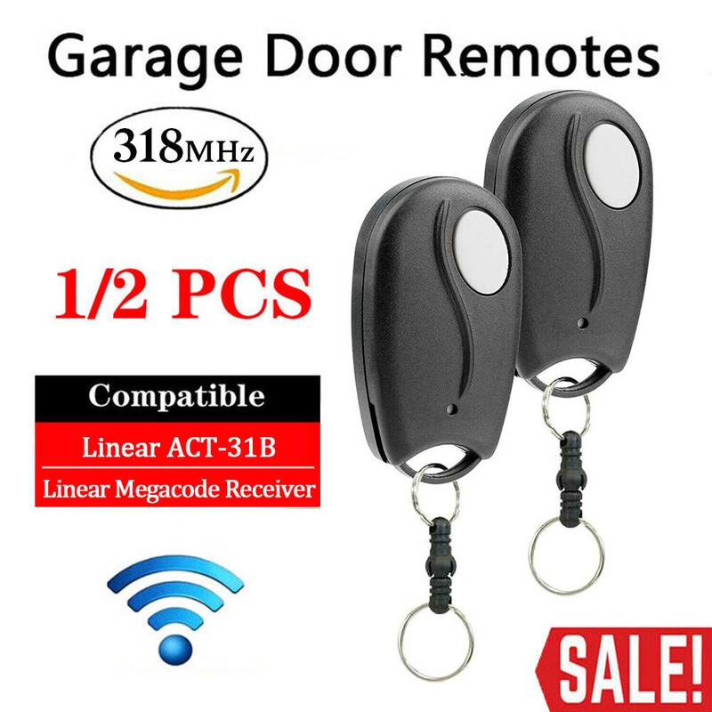 1/2pcs for Linear MegaCode Block Coded Key Ring Transmitter, 1-Channel (ACT-31B) gallery