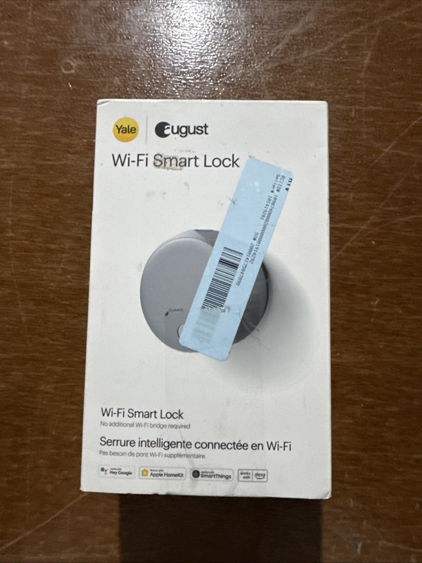 August Wi-Fi Smart Lock (Silver) AUG-SL05-M01-S01 – Model ASL-05 NIB