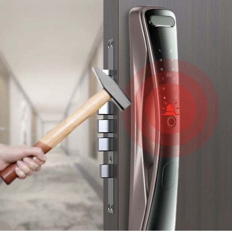 Smart Door Lock Automatic Fingerprint With Surveillance Camera Wifi Wireless gallery