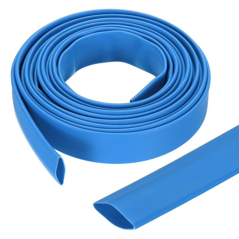 2Pcs 1/2 Inch 10ft Wire Heat Shrink Tubing 3:1 Heat Shrink Wrap Blue