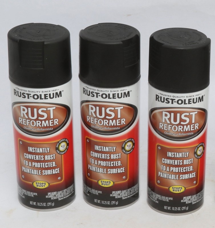 3 Pack Rust-Oleum Stops Rust Converter Rust Reformer Spray 10.25 oz