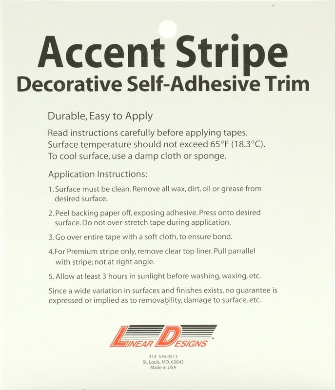 Three Quarter Inch Solid Stripe for Auto Truck Boat - 3mil Vinyl Color: Silver gallery