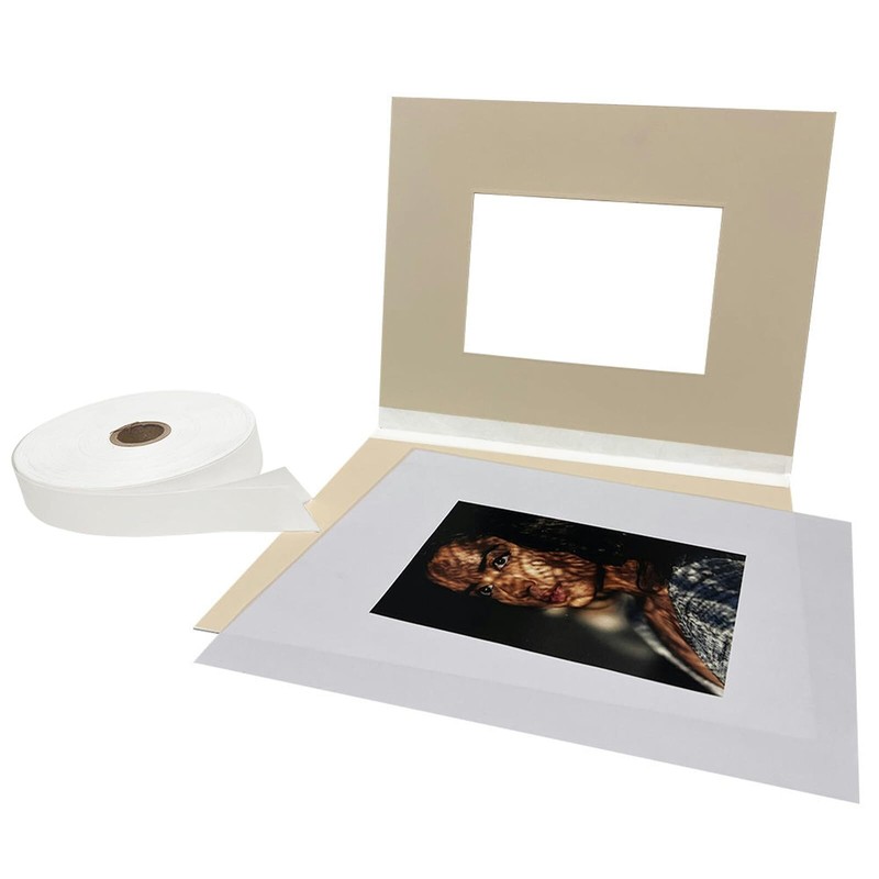Lineco Pressure Sensitive Polyethylene Tyvek Tape 1" x 150 ft White 1 Roll Av... gallery