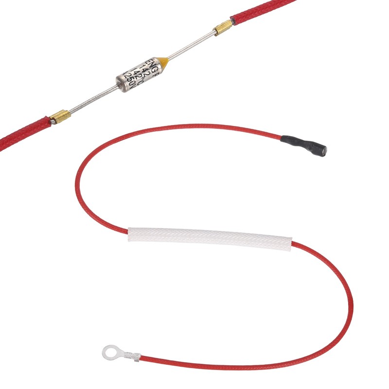 142°C 10A 250V Universal Rice Cooker Thermal Fuse Terminals