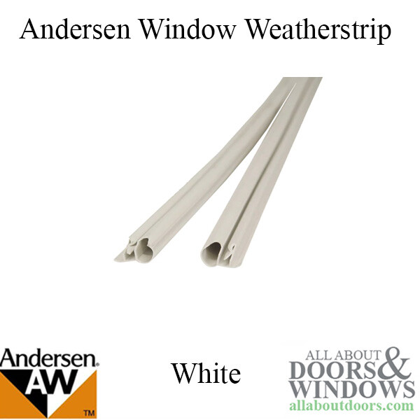 Andersen Window Weatherstrip Bulb Left and Right Casement Stile Andersen Window