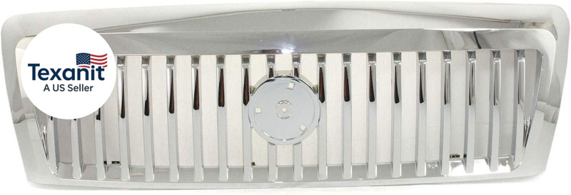 Grille Assembly Compatible with 2006-2011 Mercury Grand Marquis Chrome Shell and gallery