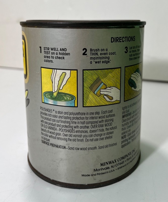 Minwax PolyShades Wood Stain + Polyurethane Satin Finish, #360 Tudor - 1 Qt. gallery