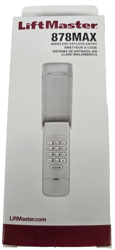 Liftmaster 878MAX Wireless Keyless Keypad Garage Door Opener
