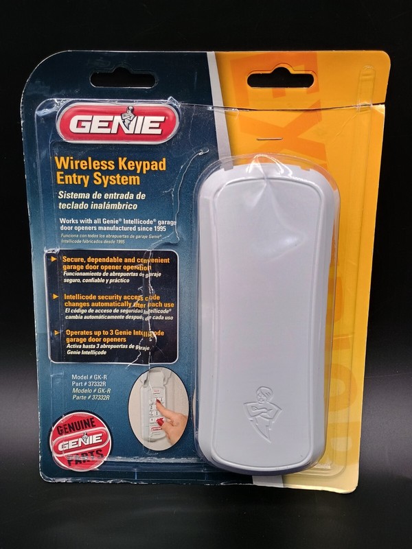 Genie Intellicode Wireless Keyless Keypad Garage Door Opener Model GK-R 37332R