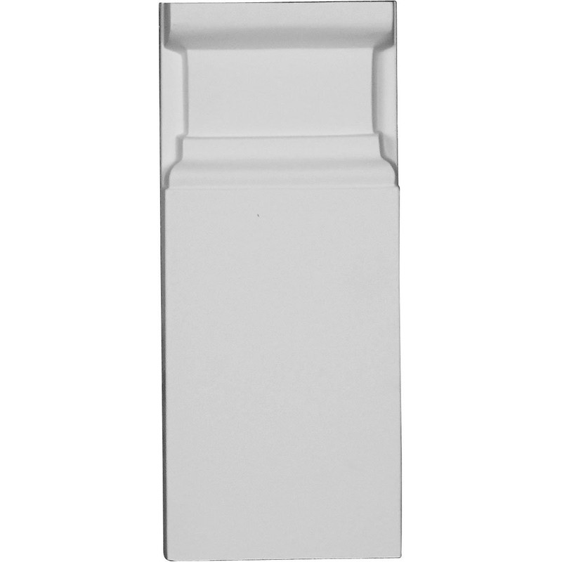 PB03X09X01AR Plinth Blocks 3 3/4x9 1/8x1 1/8 Inch Primed Wood Trim Mould
