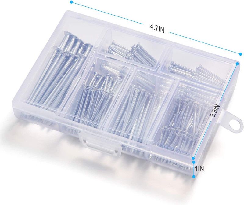 376 Pcs Hardware Nails Galvanized Nails, Picture Hanging, Wood, Wall Nails gallery