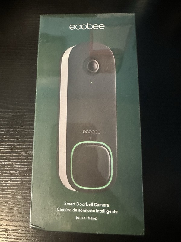 ecobee Smart Video Doorbell Camera (Wired) HD Camera NIGHT VISION 2 WAY TALK