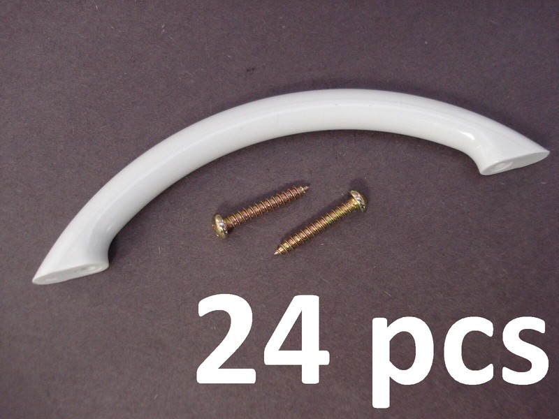 24 Liberty 96mm Plastic Bow Pull Handle White Coordinates