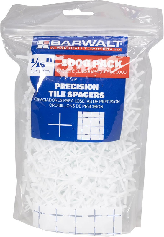 Precision Tile Spacers, 1/16 Inch Tile Leveling and Grout Installation Tool, 100 gallery