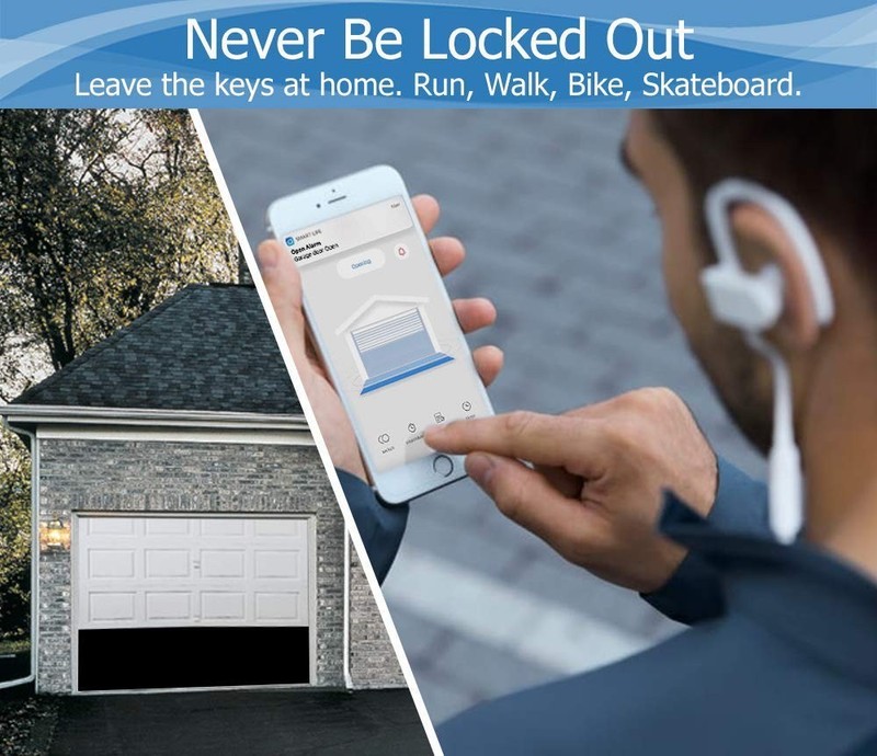 Smart Garage Door Remote for iPhone, Alexa & Android - Security Alerts Included gallery