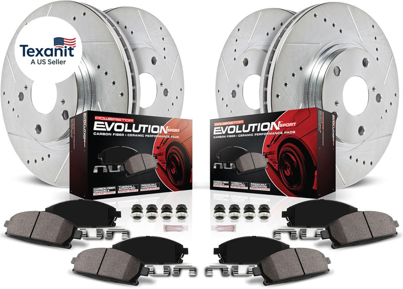 Front and Rear Brake Kit for Ford Explorer 2011-19 |Flex 2012-19 |Taurus 2011-19