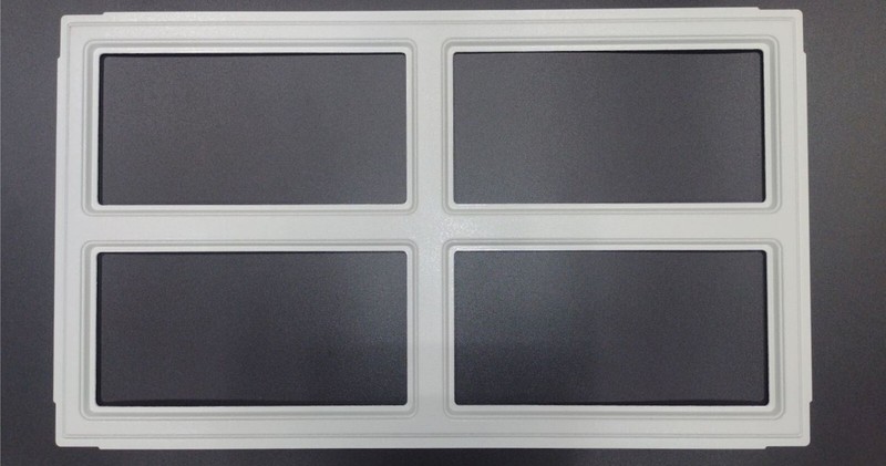CLOPAY Colonial 509 Replacement Window Inserts /Short Panel Garage Door White