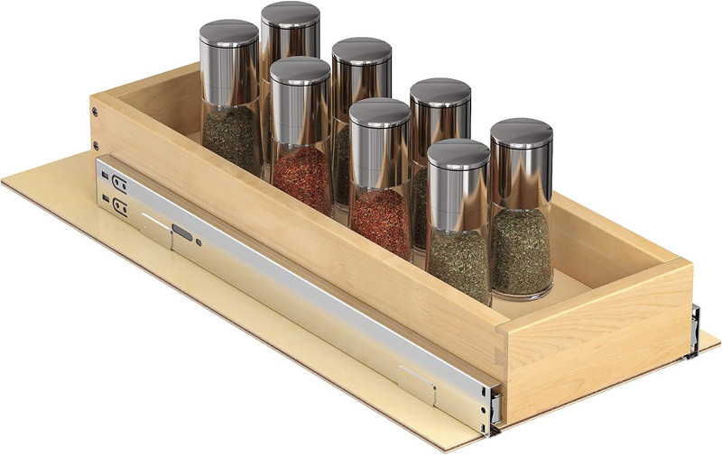 Pull Out Cabinet Organizer, 8″ W x 21″ D Soft Close Pull Out Drawers for Cabinet