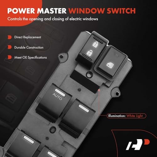 Master Power Window Switch Compatible with Honda Accord 2013 2014 2015 2016 gallery