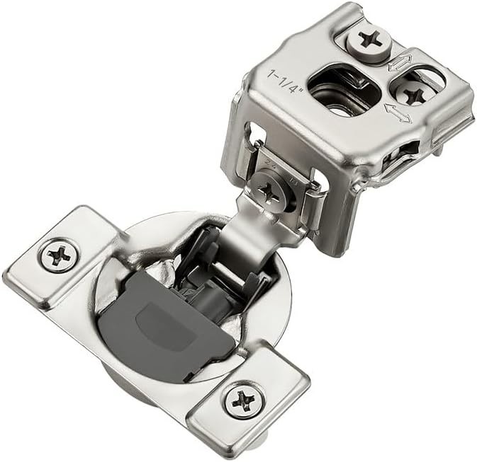 1-1/4 Inch Overlay Soft Close Hinges - Complete Set with Mounting Screws gallery