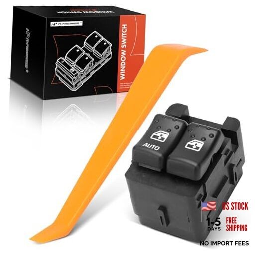 Front Driver Side Master Power Window Switch Compatible with Saturn Ion 2003